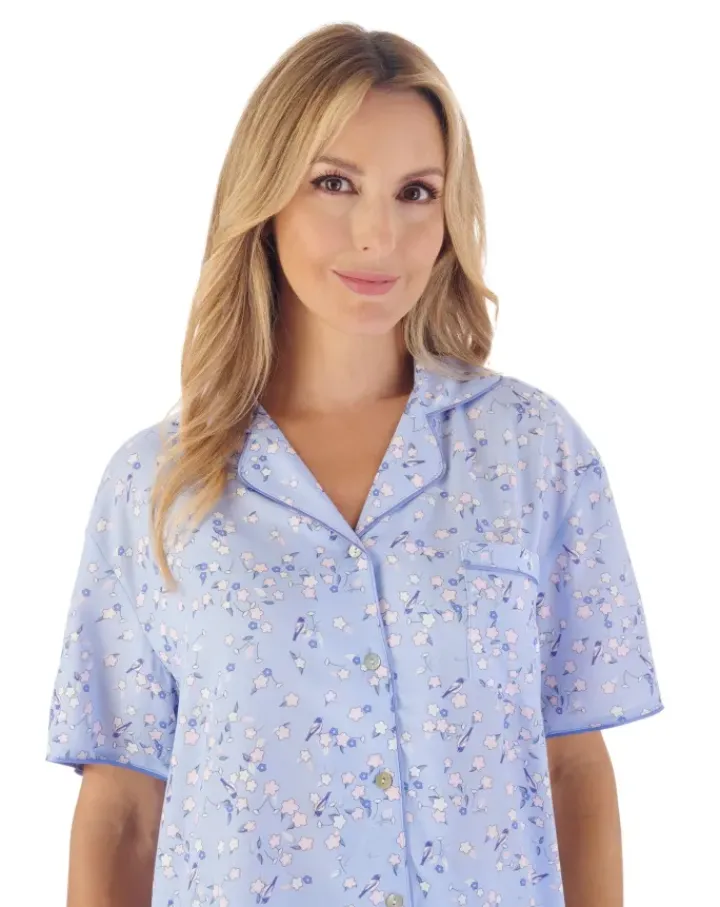 Blossom Print Woven Tailored Pyjama PJ03243