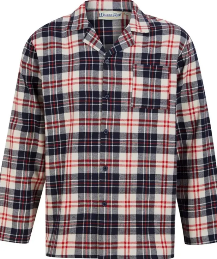 Checked Brushed Woven Tailored Pyjama Set WR88821