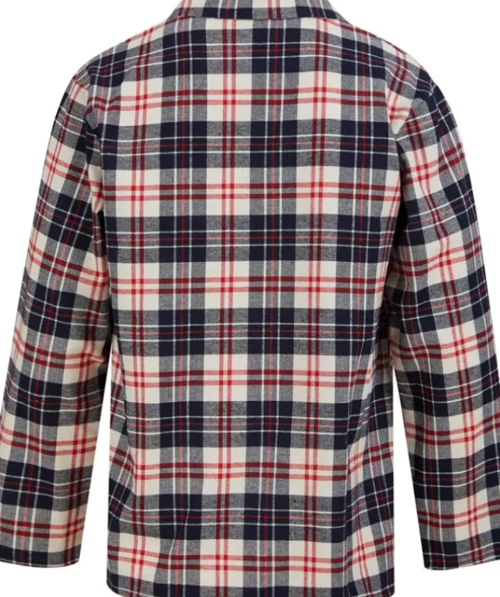 Checked Brushed Woven Tailored Pyjama Set WR88821