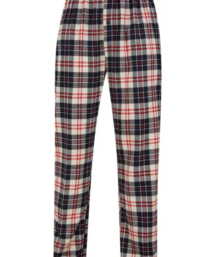 Checked Brushed Woven Tailored Pyjama Set WR88821