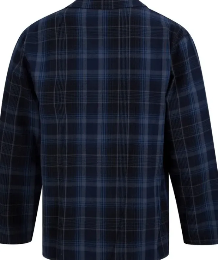 Checked Brushed Woven Tailored Pyjama Set WR88821