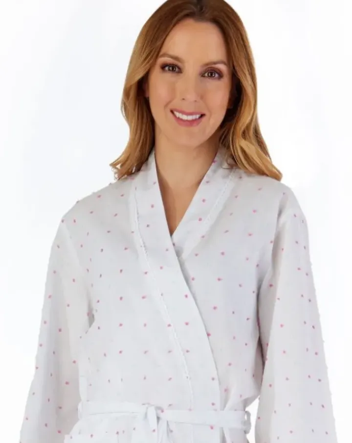 Dobby Dot 50" Woven Kimono Wrap HC55235L