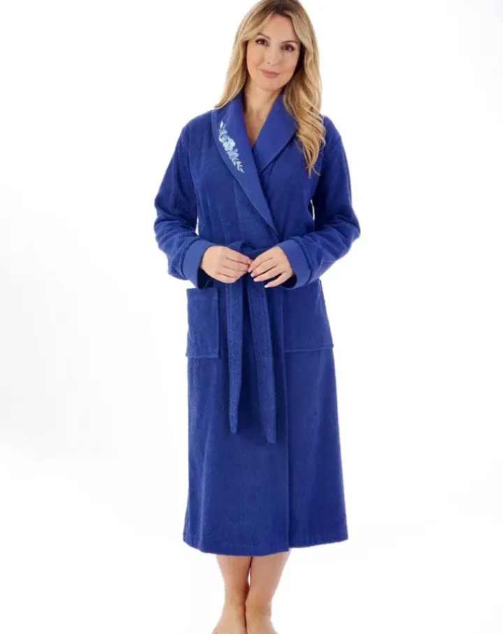 Embroidered 46" Shawl Collar Wrap HC66355