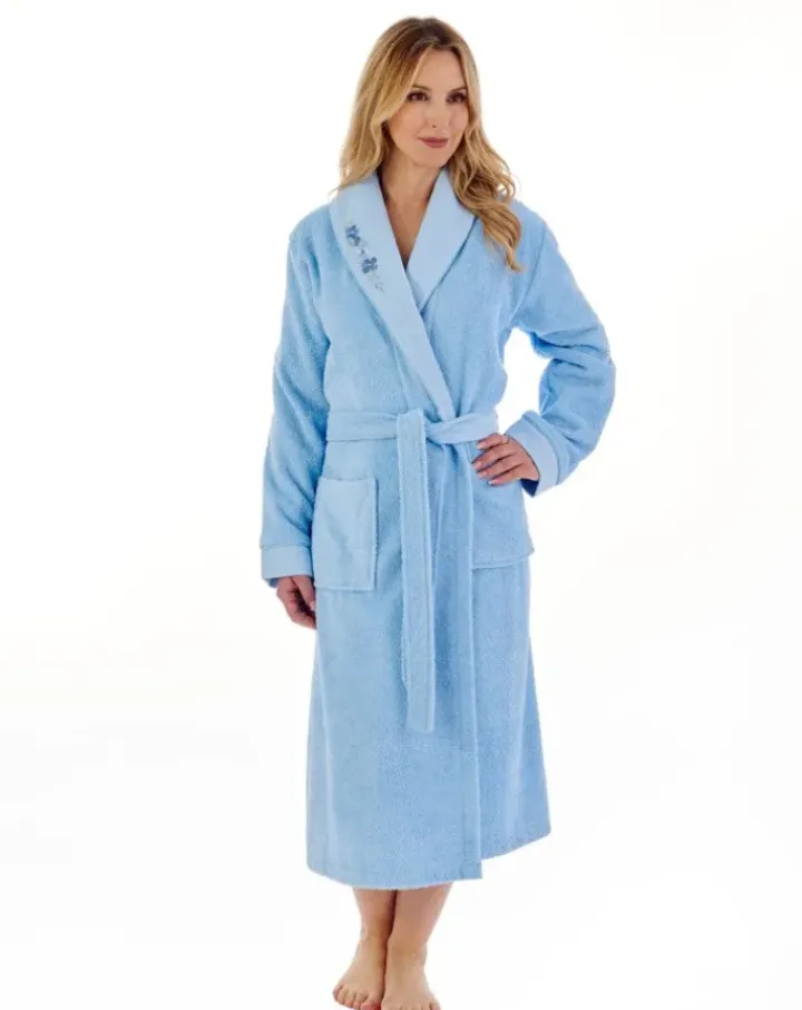 Embroidered 46" Shawl Collar Wrap HC66355