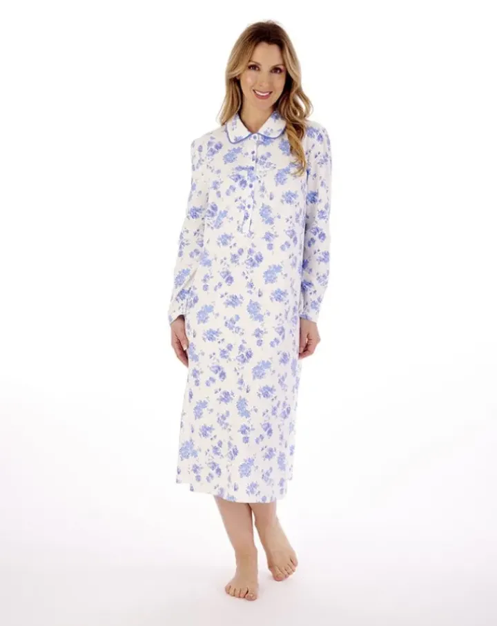 Floral Print 45" Interlock Jersey Nightdress ND02127