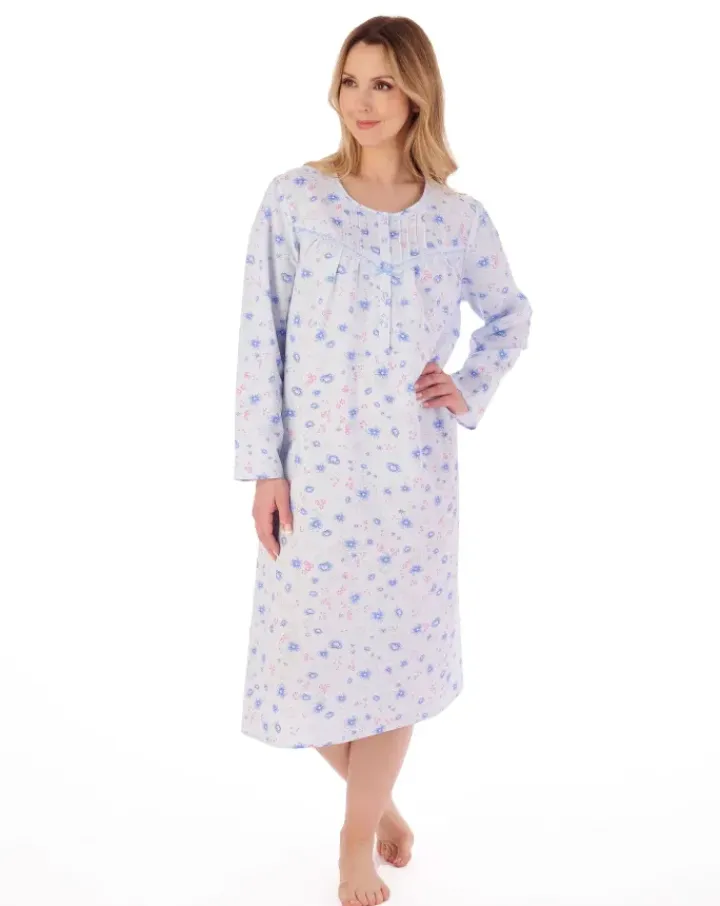 Floral Print 45" Woven Nightdress ND02201
