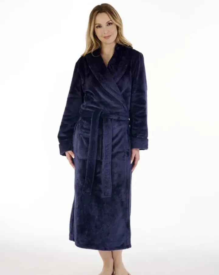Luxury Flannel Fleece 48" Shawl Collar Wrap HC4342